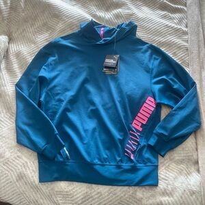 Puma Blue and Pink Hoodie